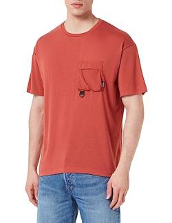 Jack Wolfskin Herren Wanderthirst T-Shirt, Barn Red, 3XL von Jack Wolfskin