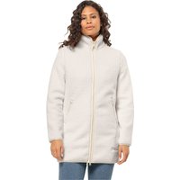 Jack Wolfskin High Curl Coat Women Fleecemantel Damen M cotton white cotton white von Jack Wolfskin