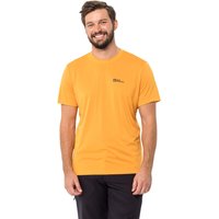 Jack Wolfskin Hiking S/S Graphic T-Shirt Men Funktionsshirt Herren XL braun orange pop von Jack Wolfskin