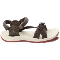 Jack Wolfskin Lakewood Ride Sandal Women Nachhaltige Trekkingsandalen Damen 43 braun coconut brown / auburn von Jack Wolfskin