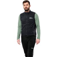 Jack Wolfskin Morobbia Alpha Vest Men Hochatmungsaktive Fahrradweste Herren XXL schwarz black von Jack Wolfskin