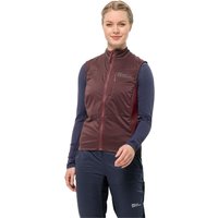 Jack Wolfskin Morobbia Alpha Vest Women Hochatmungsaktive Fahrradweste Damen XXL dark maroon dark maroon von Jack Wolfskin