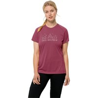 Jack Wolfskin Morobbia Vent Support System T-Shirt Women Funktionsshirt Damen M sangria red sangria red von Jack Wolfskin