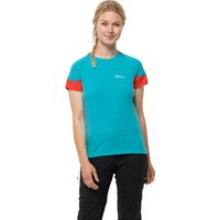 Jack Wolfskin Narrows T-Shirt Women Funktionsshirt Damen S scuba scuba von Jack Wolfskin