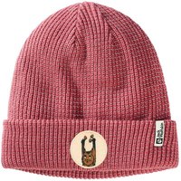 Jack Wolfskin Night Hawk Beanie Kids Reflektierende Strickmütze Kinder one size soft pink soft pink von Jack Wolfskin