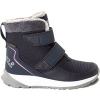 Jack Wolfskin Polar Wolf Texapore Mid VC Kids Wasserdichte Winterstiefel Kinder 33 blau dark blue / rose von Jack Wolfskin