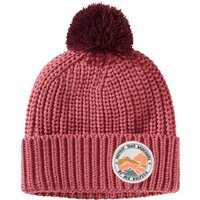 Jack Wolfskin Pompom Badge Beanie Kids Wintermütze Kinder M soft pink soft pink von Jack Wolfskin