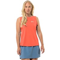 Jack Wolfskin Prelight Chill Tank Women Funktionstop Damen S rot digital orange von Jack Wolfskin