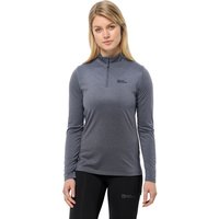 Jack Wolfskin SKY Thermal HZ Women Langarm Funktionsshirt Damen L dolphin dolphin von Jack Wolfskin