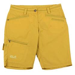 Jack Wolfskin South Shorts Damen Kurze Hose Wanderhose Sommerhose 1502022-3049 Gr. 38 Gelb Outdoor von Jack Wolfskin