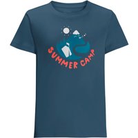 Jack Wolfskin Summer Camp T-Shirt Kids Funktionsshirt Kinder 92 dark sea dark sea von Jack Wolfskin