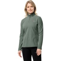 Jack Wolfskin Taunus HZ Women Fleecepullover Damen L hedge green hedge green von Jack Wolfskin