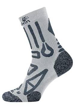 Jack Wolfskin Uni Trekking Pro Classic Cut Unisex Socken, Grey Haze, 38-40 von Jack Wolfskin