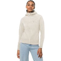 Jack Wolfskin Waldsee Hooded Jacket Women Fleecejacke Damen M cotton white cotton white von Jack Wolfskin