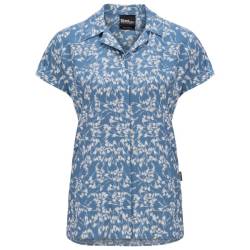 Jack Wolfskin - Women's Sommerwiese Shirt - Bluse Gr L;M;S grau/blau;rosa von Jack Wolfskin