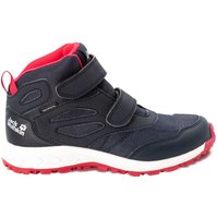 Jack Wolfskin Woodland Texapore Mid VC Kids Wasserdichte Wanderschuhe Kinder 33 blau dark blue / pink von Jack Wolfskin