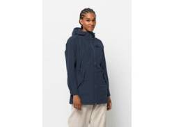 Outdoorjacke JACK WOLFSKIN "DAKAR PARKA W" Gr. XS (34), blau (night, blue) Damen Jacken Sportjacken von Jack Wolfskin