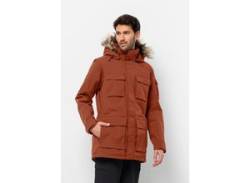 Parka JACK WOLFSKIN "GLACIER CANYON PARKA" Gr. L (52), rot (carmine) Herren Jacken Parkas von Jack Wolfskin