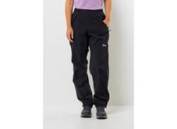 Regenhose JACK WOLFSKIN "RAINY DAYS 3L PANTS W" Gr. L (42/44), Normalgrößen, schwarz (black) Damen Hosen Wanderhosen von Jack Wolfskin