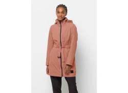 Regenmantel JACK WOLFSKIN "NORDEN PORT COAT W" Gr. L (42/44), braun (astro, dust) Damen Mäntel Übergangsmäntel von Jack Wolfskin