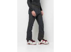 Skihose JACK WOLFSKIN "ALPSPITZE TOUR PANTS M" Gr. 52, Normalgrößen, schwarz-weiß (phantom) Herren Hosen Skihosen von Jack Wolfskin