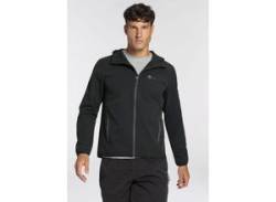 Softshelljacke JACK WOLFSKIN Gr. L, schwarz (black, grey) Herren Jacken Outdoorjacken von Jack Wolfskin