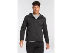 Softshelljacke JACK WOLFSKIN Gr. L, schwarz-weiß (phantom) Herren Jacken Outdoorjacken von Jack Wolfskin