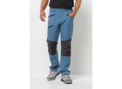 Trekkinghose JACK WOLFSKIN "HIKING ALPINE PANTS M" Gr. 50, Normalgrößen, blau (elemental, blue) Herren Hosen Trekkinghosen von Jack Wolfskin