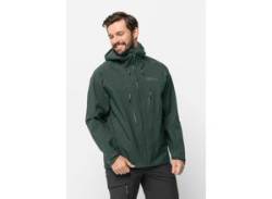 Trekkingjacke JACK WOLFSKIN "KAMMWEG 3L JKT M" Gr. L (52), grün (black, olive) Herren Jacken Outdoorjacken von Jack Wolfskin