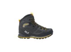 Trekkingschuh JACK WOLFSKIN "FORCE CREST TEXAPORE MID M" Gr. UK 6,5 - EU 40, Normalschaft, gelb (black, burly, yellow, xt) Schuhe Herren von Jack Wolfskin