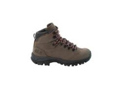 Trekkingschuh JACK WOLFSKIN "REBELLION TEXAPORE MID W" Gr. UK 4 - EU 37, Normalschaft, braun (brown, phantom) Schuhe Damen von Jack Wolfskin