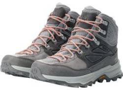 Wanderschuh JACK WOLFSKIN "CYROX TEXAPORE MID W" Gr. 39, grau Schuhe Damen von Jack Wolfskin