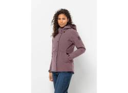 Winterjacke JACK WOLFSKIN "SNOWY PARK JKT W" Gr. M (38/40), lila (boysenberry) Damen Jacken Sportjacken von Jack Wolfskin