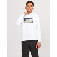 Jack & Jones Junior Hoodie JCOLOGAN SS24 PRINT SWEAT HOOD SN JNR von Jack & Jones Junior