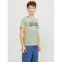 Jack & Jones Junior Rundhalsshirt JJELOGO TEE SS NECK 2 COL AW23 NOOS JNR von Jack & Jones Junior