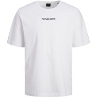 Jack & Jones Junior T-Shirt - JCOStagger Tee SS Crew Neck JNR - 140 bis 176 - für Jungen - Größe 164 - weiß von Jack & Jones Junior