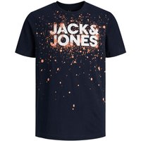 Jack & Jones Junior T-Shirt - Jcosplash SMU Tee S/S Crew Neck - 128 bis 176 - für Männer - Größe 128 - blau von Jack & Jones Junior