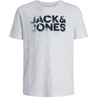 Jack & Jones Junior T-Shirt - Jcosplash SMU Tee S/S Crew Neck - 128 bis 176 - für Männer - Größe 128 - weiß von Jack & Jones Junior