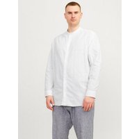 Jack & Jones PlusSize Langarmhemd JJELINEN BLEND BAND SHIRT LS SN PLS von Jack & Jones PlusSize