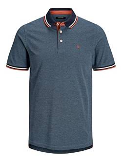 JACK&JONES Essentials Mens Denim Blue Polo S/S von Jack & Jones