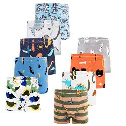 JackLoveBriefs Jungen Boxer Unterhose Baumwolle Kinder Unterwäsche (2-3 Jahre，Packung mit 9 Stück) A6, Gr. 100 von JackLoveBriefs