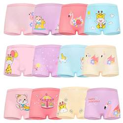 JackLoveBriefs Unterhosen Mädchen Pantys Baumwolle Unterwäsche (Größe:S,Mehrfarbig 12 Pack, 2-3 Jahre) von JackLoveBriefs