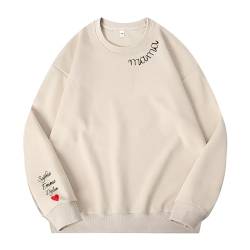 Jacklin F Benutzerdefiniertes Mama Gesticktes Sweatshirt mit Kindernamen, Individuelle Mama-Sweatshirts für Frauen, Muttertagsgeschenk für Mama, Oma von Jacklin F