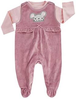 Jacky Baby Mädchen Set Shirt und Strampler Sweet Home, Größe:62, Farbe:rosa von Jacky