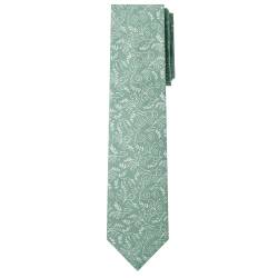 Jacob Alexander Floral Men's Ties 8.25 cm Width Regular Size Necktie for Formal Events Wedding Business - Dusty Sage von Jacob Alexander