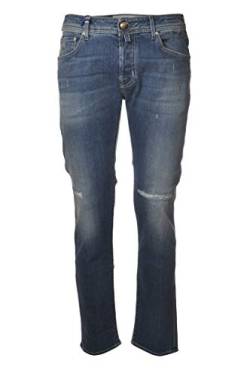 Jacob Cohen, Slim Fit Jeans mit Riemen. J62200703W45201-JeansSalpaVerde-004Lavhell, Helles Denim, 33 ITA EU von Jacob Cohen