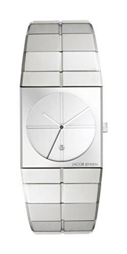 JACOB JENSEN Unisex-Armbanduhr JACOB JENSEN ICON Analog Quarz Edelstahl JACOB JENSEN 212 von Jacob Jensen