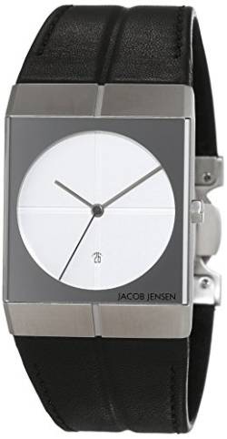 JACOB JENSEN Unisex-Armbanduhr JACOB JENSEN ICON Analog Quarz Leder JACOB JENSEN 232 von Jacob Jensen