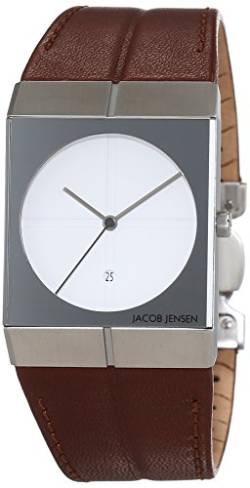 JACOB JENSEN Unisex-Armbanduhr JACOB JENSEN ICON Analog Quarz Leder JACOB JENSEN 233 von Jacob Jensen