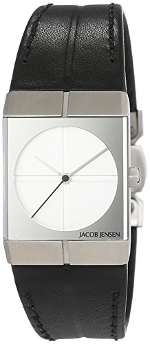 JACOB JENSEN Unisex-Armbanduhr JACOB JENSEN ICON Analog Quarz Leder JACOB JENSEN 242 von Jacob Jensen